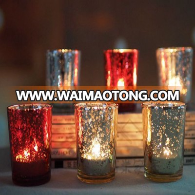 Professional fashion iron manufacturer iron glass candle cup metal hoder