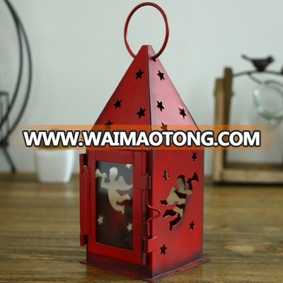 Hanging Decorative Special Design for candles Widely Used Iron Storm Lantern hoder