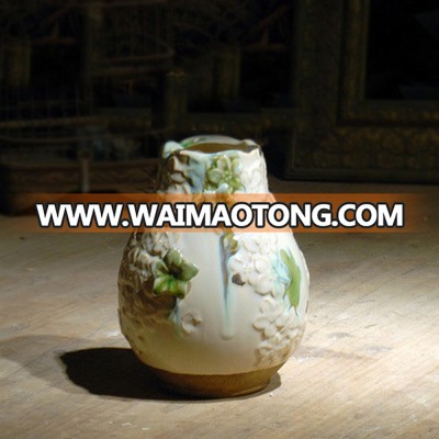 Circular style restoring ancient ways china ceramic flowers vase